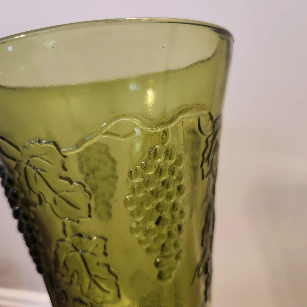 Indiana Glass Avocado Green 9.75